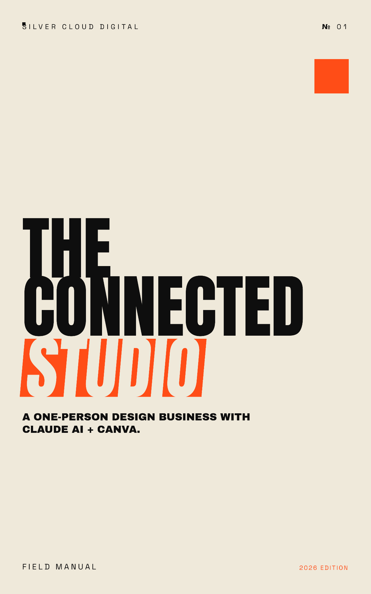The Connected Studio — Field Manual cover